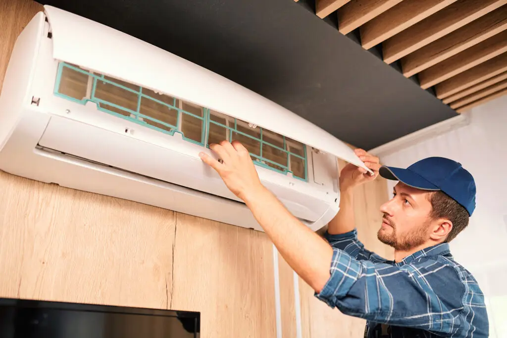 Onderhoud aan een technische installatie